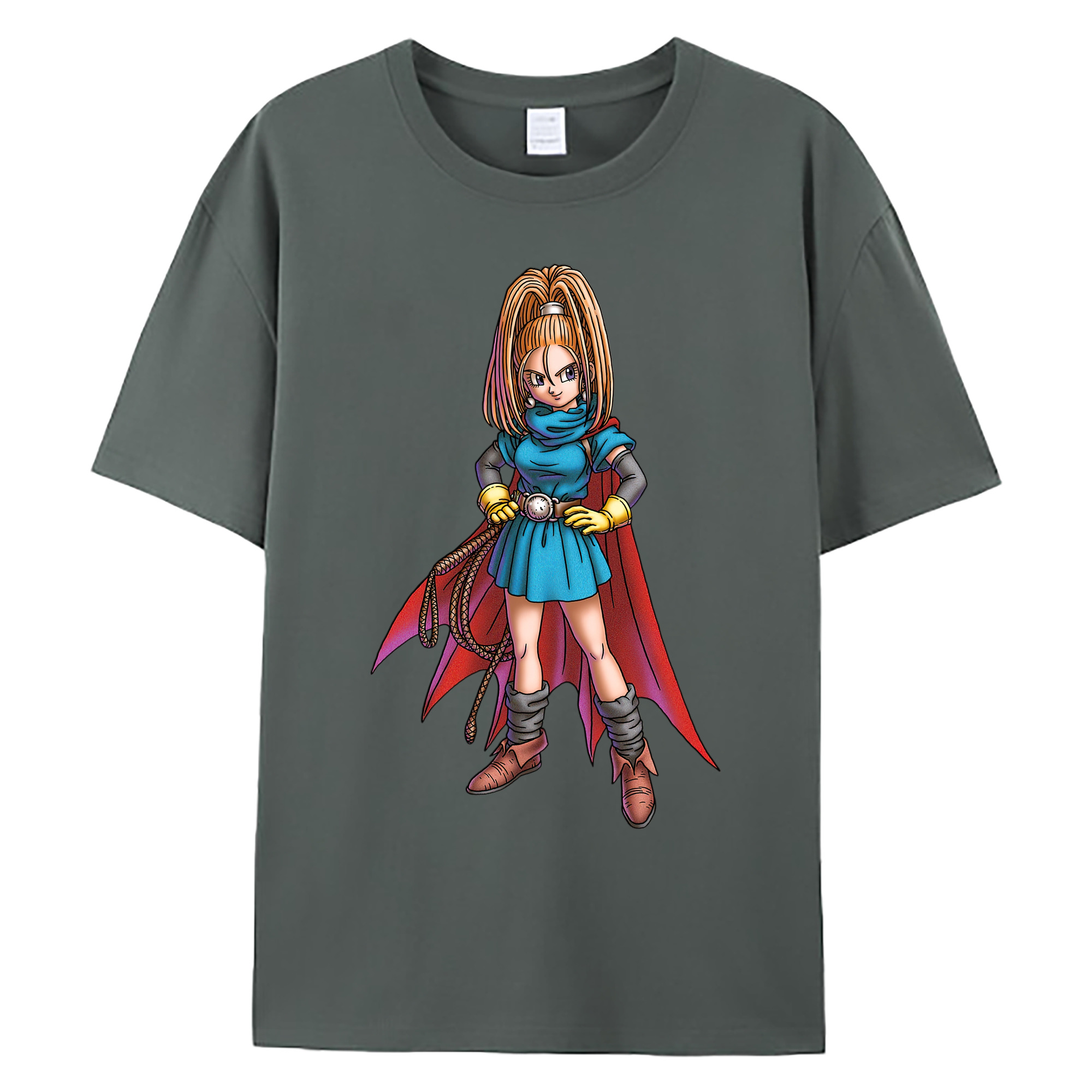 （画像用） ドラゴンクエスト Doragon Kuesuto Dragon Quest 綿100％ メンズ半袖Tシャツ｜肌触りやわらか＆通気性